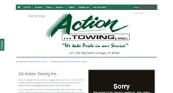 Desktop Screenshot of actiontowing.net